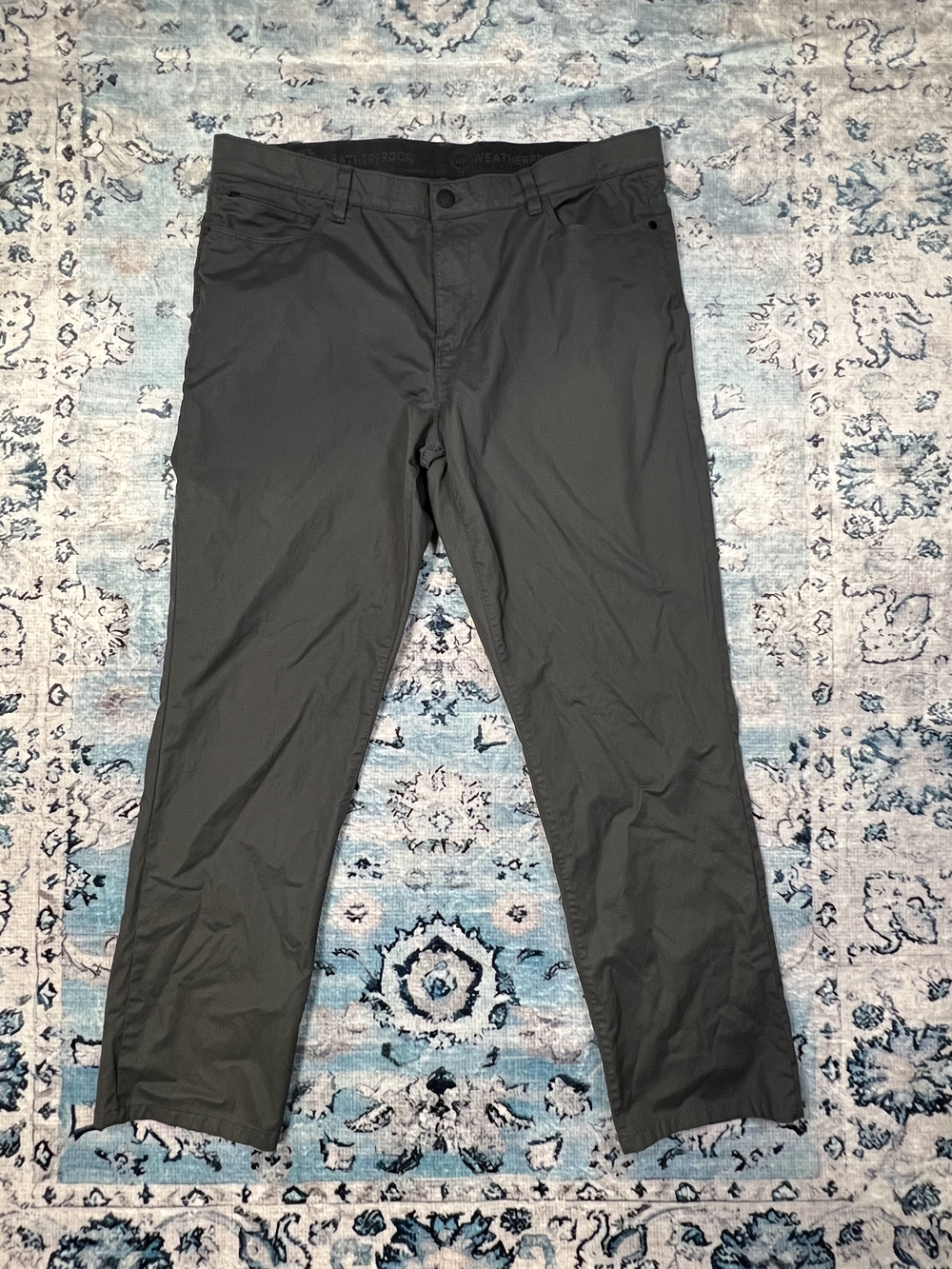Weatherproof Men's Black Chinos - Stretch Casual Pants